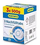 HUMYDRY Nachfüllpack TAB 3x500g Geruchsneutral für Luftentfeuchter ohne Strom | für mittelgroße Räume wie Küche, Schlafzimmer, Wohnzimmer, Badezimmer