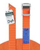 Robuste Spanngurte mit Klemmschloss - TÜV/GS & DIN - Längen (0.5m-5m) - 250kg Kapazität - Für Fahrrad, Dachbox & Motorrad [4er Set/0.5M]