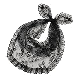 Wayfadacc Elegantes Dreieckstuch aus Seide für Damen, weiches und atmungsaktives Kopftuch, durchsichtiges Halstuch, bequemes Tragen, a, 20*20*2CM