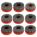 10,2 cm runde antike Schleifbürste zum Polieren und Reinigen von Stein, Granit, Marmor und Beton (Körnung 3000)