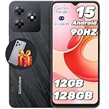 Blackview Wave 8 Handy Ohne vertrag Android 14, 12GB+128GB/2TB TF, 90Hz 6.56', 5000mAh Smartphone ohne vertrag Günstig, Octa Core, 13MP+8MP, Dual SIM/Fingerabdruck/GPS/OTG/Handytasche/Härtungsfolie