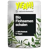 Bio Flohsamenschalen – 500g Beutel – 99+% Reinheit, biozertifiziert, vegan – Low-Carb, ballaststoffreich, glutenfrei – ohne unnötige Zusätze, laborgeprüfte Qualität