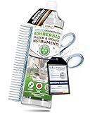 Qindoo Instrumentendesinfektion Bohrerbad Desinfektion Fräser, Fußpflege, Nagelstudio, Friseur, Barber, Dermaroller Kosmetik Instrumente, Ultraschall geeignet