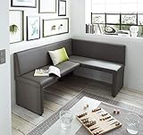 generisch Eckbank Taina Esszimmerbank Sitzbank Küchen-Bank (168x128, Latte LEB)