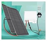 OTENC Solar-Springbrunnenpumpe, Solarwasserpumpe, 12 V, Tauchpumpe, for Aquarium, bürstenlos, for Hydrokultur, hohe Förderhöhe, Brunnenpumpe, Aquariumfilter(8.4v 5200ma)