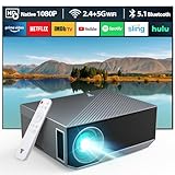 ZDK 2025 Hochhelligkeits-Beamer Full HD 1080P | 4K-Unterstützung | WiFi 6 & Bluetooth 5.2 | 20.000 Lumen | Beamer Kompatibel mit iOS/Android /PS5/Xbox Series X, (High-Performance Version)