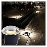 ASerZenith 12 V/24 V Landschaftsbeleuchtung, wasserdichte LED-Außenbrunnenbeleuchtung für Garten, Weg mit 3–9 W LED-Glühbirne