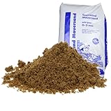 Quarzsand Universal 25 Kg 0,1-2 mm Sand Rheinsand Mauersand universell einsetzbarer Sand für alle arbeiten im Haus Hof und Garten