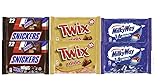 Schokoriegel Minis Mix 1362g – 2x Snickers, 2x Twix & 2x Milky Way – je 227g, 6er Mixpack