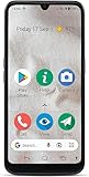 Doro - 8100-4G-Smartphone für Senioren - Ohne Vertrag - 6.1'' Display - Notruftaste mit GPS - Dreifachkamera - Spritzwassergeschützt - Gesichtserkennung - Schwarz