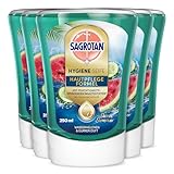 Sagrotan No-Touch Nachfüller Summer Limited Edition – Für den automatischen Seifenspender – 5 x 250 ml Handseife