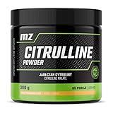 Citrullin Pulver 300g - L-Citrullin 2000 mg mit Magnesium - 85 Portionen pro Packung - Aminosäurenergänzung - Orangengeschmack - von MZ