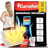 CURATHERM 10x Wärmepflaster Rücken Nacken und Schulter 12 Stunden angenehme Tiefenwärme Rückenwärmer Körperwärmer Bodywärmer selbsthafend luftaktiv