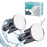 IWILCS 2 Stücke Waschbeckenstöpsel, Abflussstopfen Stöpsel, Badewannenstöpsel, Abflussstopfen, für Waschbecken im Bad und Bidets und handelsüblichen Waschbecken