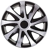 Radzierblende Draco CS schwarz/Silber 14 Zoll 4er Set