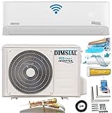 12000 BTU 3,6 kW QuickConnect ULTRA Split Klimaanlage + Heizung ECO Smart WiFi/Super Ioniser/Self-Clean/Follow Me komplett Set leise inkl. 5m Leitungen