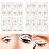 Eyeliner Schablone Lidschatten Schablone, Eyeliner Schablonenkarten 8 Blätter Augen Make up Schablone