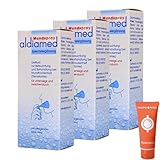 Aldiamed Mundspray 3x 50 ml I Speichelergänzung I zur Befeuchtung und Behandlung bei Mundtrockenheit I für unterwegs I milder Geschmack I Spar-Set plus Pharma Perle give-away