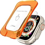 XeloTech Premium Schutzglas für Apple Watch Ultra 2 & 1 (2023/2022) - 49 mm [2xStück] - hochwertiger Displayschutz - robuste Panzerfolie - Klebefolie aus Hartglas - 9H Glasfolie