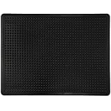 ANRO Anti-Ermüdungsmatte 90x150cm Arbeitsplatzmatte Ergonomische Stehmatte Gummimatte Noppen Bubble rutschfest Schwarz