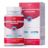 FERMENTIERTER ROTER REIS® CHOLESTERIN - 365 Tabletten für 12 Monate | Cholesterin Senken | Roter Reis Choltesterin | 2,9 mg Monacolin K | Cholesterinpräparate mit Coenzym Q10 | Made in Italy