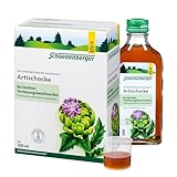 Schoenenberger - Artischocke naturreiner Heilpflanzensaft - 3x 200 ml - freiverkäufliches Arzneimittel - bei leichten Verdauungsbeschwerden - verbessert die Fettverdauung