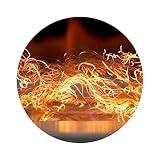 kratki GLOW FLAME Biokamin-Deko mit Ethanol-Gel, Glühfaser-Effekt und Flammen-Effekt, Dekoration für Innenbereich