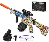 Innedu Elektrischer Gel Blaster, M4A1 Splatter Blaster, Zwei Modi Gel Gun Mit 60000 Kugeln Und Schutzbrille, Teamaktivitäten, Schießspiele Für über 12 Jahre