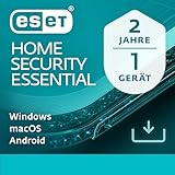 ESET HOME Security Essential 2024 | 1 Gerät | 2 Jahre | inklusive Sicheres Banking & Surfen, Sicheres Heimnetzwerk, Webcam-Schutz | Windows, macOS und Android | Aktivierungscode per E-Mail