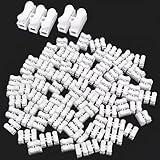 Leyrens 80 Stück Lüsterklemmen Steckbar, Schnellverbinder Drahtklemmen Kabel Verbindungsklemme, 50 Stück CH2 und 30 Stück CH3 Anschlussklemmen, Steckverbinder Kabel-Suite, für Haushaltsbeleuchtung