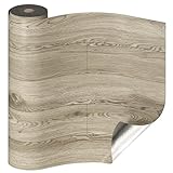 Oxdigi PVC Bodenbelag Selbstklebende 1.8m², Holzoptik Vinylboden Bodenfliesen, Verdickende Bodenaufkleber für Eingangstür, Wohnzimmer, Küche, DIY Zuschneidbar Vinyl-Fußböden 60x300 cm