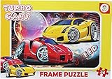 Laço Turbo Cars 24-teiliges Rahmenpuzzle