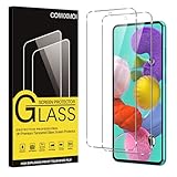 Coiwxmoi 2 Stück Panzer Schutz Glas für Samsung Galaxy A51 4G 6,5', HD Klar Glas Displayschutz, 9H Härte Schutzfolie, Anti-Kratzen Ultrabeständig Displayschutzfolie für Samsung A51 4G