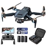 Dauerhafter bürstenloser Motor-Drohne mit 84 Minuten super langer Flugzeit, Drohne mit 4K HD-Kamera für Anfänger, CHUBORY A77 WiFi FPV Quadcopter, Automatisches Folgen, Auto-Hover, A77-DE-250526-3