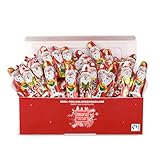 Storz Schoko Weihnachtsmännchen Vorteilspack – 140 Stück à 5,5g – Schokolade einzeln verpackte Nikolaus Schokolade – Ideal für als Adventskalender Füllung oder Schulen, Kitas & Weihnachtsgeschenke