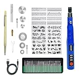 LOVIVER Elektrisches Gravierstift-Werkzeug, Gravierwerkzeug-Set, Gravierstift, professionelles Gravierwerkzeug für Holzgravur, Maniküre, Schleifen