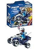 PLAYMOBIL | City Action | Polizei-Speed Quad mit Rückzugsmotor | Spielzeug für Kinder ab 4 Jahren | 71092