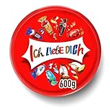 Celebrations 'Ich liebe dich' Personalisierte Dose | Pralinenmischung | zum Valentinstag | Geschenkbox | 1x 600-g-Dose