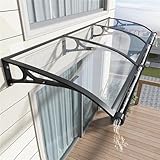 Outdoor Markise für Tür & Fenster - UV-, Regen- & Schneeschutz - Ideal für Terrasse, Deck & Garten - Wetterbeständige Baldachin-Lösung für ultimativen Outdoor-Komfort