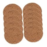 TOYANDONA 10 Stück Kokosnussbraune Seidenmatte Für Blumentöpfe Sittichnester Schildkrötenbecken Zubehör Vogelnestmatte Hühnerstall Zubehör Hühnerstreu Vogelkäfig Zubehör