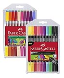 Faber-Castell Doppelfasermaler (20er Etui Standardfarben + 10er Etui Neon)