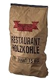 15kg Restaurant Holzkohle Quebracho Blanco Premium Kohle große Stücke Steakhouse Charcoal Holzkohlegrill