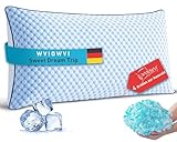 WVIOWVI Kopfkissen 40x80, Kühlendes Kopfkissen, Memory Foam Kissen Nackenkissen Ergonomisches Seitenschläferkissen Schlafkissen für Seiten, Rücken & Bauchschläfer