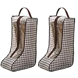 2pcs Stiefeltasche Schuhtasche Stiefel Aufbewahrung Reitstiefeltasche Schuhbeutel Reise Tragbare Stiefeltasche Staubdicht Geeignet für Zuhause und Reisen die Oben über Tragegriffe verfügen