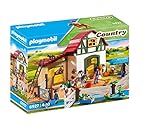 PLAYMOBIL Country 6927 Ponyhof mit vielen Tieren und Heuboden, Ab 4 Jahren