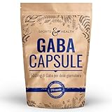 GABA Kapseln Hochdosiert– 500 mg pro Kapseln - 270 Kapseln Je 500 mg - Vegan - Gamma Aminobuttersäure - GABA Kapseln Hochdosiert - 100% Natürlich Ohne Zusatzstoffe – Eigene Produktion