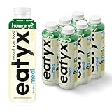 eatyx Vollständige Flüssig Trinkmahlzeit Vanille | 6 x 500 ml | 24 Vitamine und Mineralstoffe | Vegan | Gluten- und laktosefrei | Zuckerarm | Frei von Farb- und Konservierungsstoffen