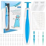 Stielwarzen Entfernen Schnell Kit, Skin Tag Remover Kit für Micro bis Large (2 mm-8 mm), Skin Tag Remover Kit 2 in 1 mit 60 Tag Bands, Sicher Schmerzlos Hautanhängsel Hautzipfel Entfernen Stielwarzen