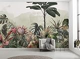 Komar Vlies Fototapete - Jungle Spot - Größe 400 x 250 cm - Tapete, Schlafzimmer, Wohnzimmer, Designtapete