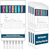 5x 7in1 Multi Drogenschnelltest | 7 Drogenarten | Drogentest für Urin | Für THC, Kokain, Opiate, Methadon, Amphetamine, MDMA (Ecstasy) und Benzodiazepine – Apothekenqualität